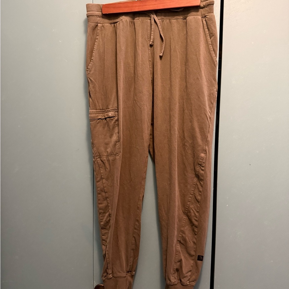 MPG Women's Taupe Drawstring Joggers